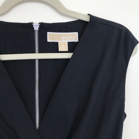 Michael Kors Dress with Leather & Metal Belt - Picture 3 of 6